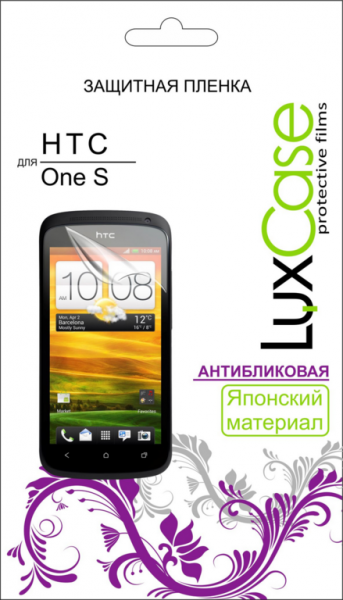 Защитная пленка для мобильного телефона LuxCase для HTC One S Антибликовая